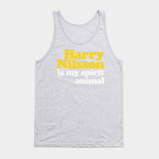 Harry Nilsson Is My Spirit Animal / Retro Faded Style Tank Top